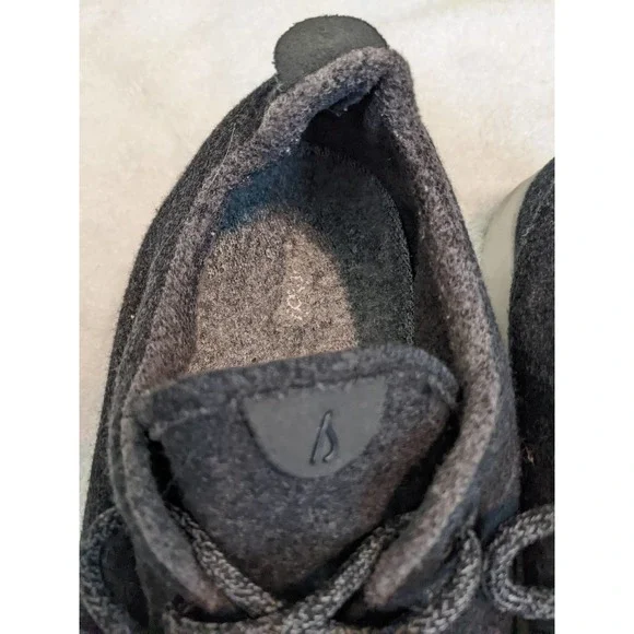 Allbirds Men's Charcoal Wool Runners Size 12 - Picture 3 of 5